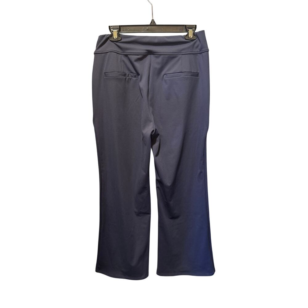 NWT Halara Flex DayStretch Mid Rise Side Zipper Pocket Work Flare Pants Size LP - Picture 2 of 13